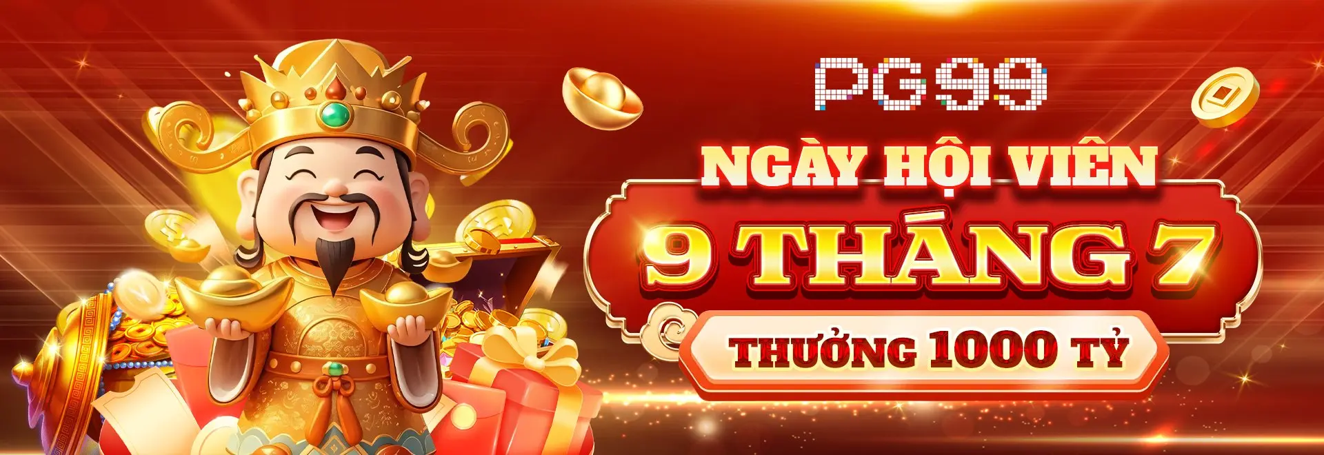 Ngày hội thành viên nhà cái PG99 banner