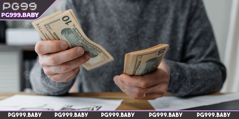 Rút tiền PG99 hiển thị rõ ràng các thông tin cần điền và điều kiện